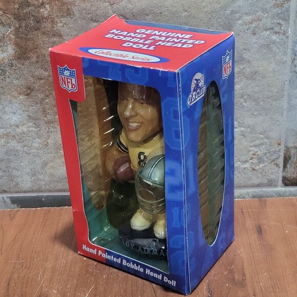 NFL Troy Aikman Hand Painted Bobblehead Doll 2002 - Picture 7 of 12